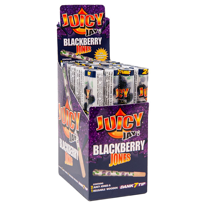 Juicy Jay Natural Sugar Gum Jones Blackberry