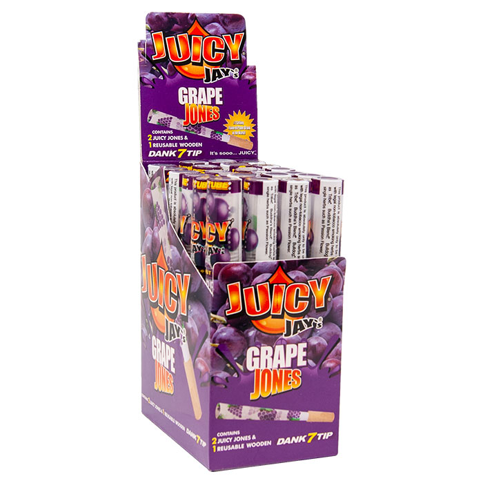 Juicy Jay Natural Sugar Gum Jones Grape