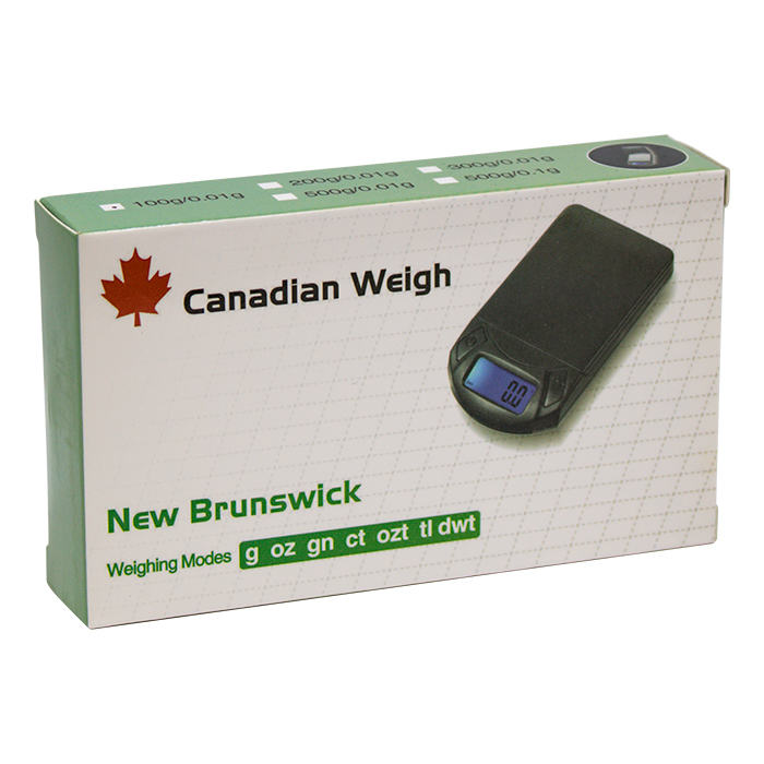 Black Canadian weigh New Brunswick Double Digit  Digital scale