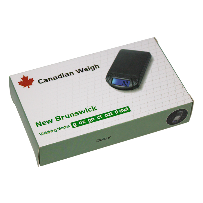 Black Canadian weigh New Brunswick Double Digit  Digital scale